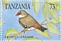 Diamond Firetail Stagonopleura guttata  1991 Pet birds Sheet