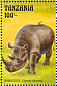 Red-billed Oxpecker Buphagus erythrorynchus  1993 Wildlife on the plains of Tanzania 12v sheet