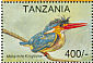 Malachite Kingfisher Corythornis cristatus  1994 Birds Sheet