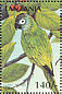 Dusky-headed Parakeet Aratinga weddellii  1997 Birds of the world Sheet