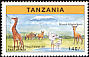 Greater Flamingo Phoenicopterus roseus  1997 Tourist attractions of East Africa 4v set