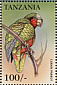 Cuban Amazon Amazona leucocephala  1999 Endangered species of the world 20v sheet