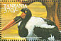 Saddle-billed Stork Ephippiorhynchus senegalensis  1999 Birds of the world Sheet