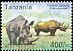 Yellow-billed Oxpecker Buphagus africanus  2003 Animal giants 5v set