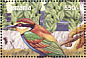 European Bee-eater Merops apiaster  2004 Birds Sheet