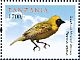 Southern Masked Weaver Ploceus velatus  2012 Birds of Africa Sheet