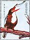 White-throated Kingfisher Halcyon smyrnensis  2012 Birds of Tanzania Sheet