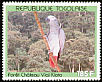 Grey Parrot Psittacus erithacus  1991 Forests 3v set