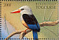 Grey-headed Kingfisher Halcyon leucocephala  1996 Endangered species 9v sheet