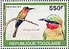 Red-throated Bee-eater Merops bulocki