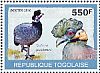 Eastern Crested Guineafowl Guttera pucherani  2010 Wetland birds Sheet