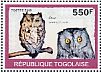 African Scops Owl Otus senegalensis  2010 Owls Sheet