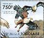 African Fish Eagle Icthyophaga vocifer  2011 African raptors Sheet