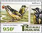 Yellow-throated Tinkerbird Pogoniulus subsulphureus  2015 Barbets Sheet