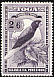 Maroon Shining Parrot Prosopeia tabuensis  1942 Definitives wmk crown