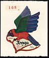 Maroon Shining Parrot Prosopeia tabuensis  1974 Air sa