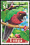 Maroon Shining Parrot Prosopeia tabuensis  1998 Birds 