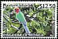 Maroon Shining Parrot Prosopeia tabuensis  2013 Definitives White frames