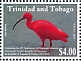 Scarlet Ibis Eudocimus ruber  2014 Diplomatic relations Trinidad and China Sheet