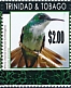 White-chested Emerald Chrysuronia brevirostris  2019 Surcharge on 2010.02 10v sheet