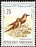 Fulvous Babbler Argya fulva  1965 Birds of Tunisia 