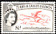 American Flamingo Phoenicopterus ruber  1957 Definitives Queen at left