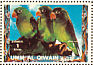 Black-cheeked Lovebird Agapornis nigrigenis  1972 Birds 