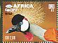 Grey Crowned Crane Balearica regulorum  2016 Johannesburg 2016 COP17 4v sheet