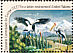Painted Stork Mycteria leucocephala  1991 For a better environment Sheet