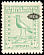 Southern Lapwing Vanellus chilensis  1924 Overprint OFICIAL 