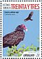 Turkey Vulture Cathartes aura  2018 Treinta y Tres 4x2v sheet