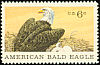Bald Eagle Haliaeetus leucocephalus  1970 Natural history 4v set
