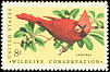 Northern Cardinal Cardinalis cardinalis  1972 Wildlife conservation 4v set