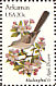 Northern Mockingbird Mimus polyglottos  1982 State birds and flowers 50v sheet, p 10Â½x11