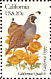 California Quail Callipepla californica  1982 State birds and flowers 50v sheet, p 10½x11