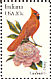 Northern Cardinal Cardinalis cardinalis  1982 State birds and flowers 50v sheet, p 10Â½x11