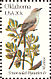 Scissor-tailed Flycatcher Tyrannus forficatus  1982 State birds and flowers 50v sheet, p 10½x11