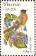American Robin Turdus migratorius  1982 State birds and flowers 50v sheet, p 10½x11