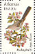 Northern Mockingbird Mimus polyglottos  1982 State birds and flowers 50v sheet, p 11