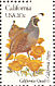 California Quail Callipepla californica  1982 State birds and flowers 50v sheet, p 11