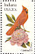 Northern Cardinal Cardinalis cardinalis  1982 State birds and flowers 50v sheet, p 11