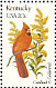 Northern Cardinal Cardinalis cardinalis  1982 State birds and flowers 50v sheet, p 11