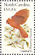 Northern Cardinal Cardinalis cardinalis  1982 State birds and flowers 50v sheet, p 11