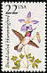 Broad-tailed Hummingbird Selasphorus platycercus  1987 CAPEX 87 50v sheet