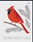 Northern Cardinal Cardinalis cardinalis  2018 Winter birds 5x4v booklet, sa