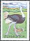 Common Ostrich Struthio camelus  2012 Tashkent Zoo 3v set