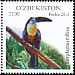 Channel-billed Toucan Ramphastos vitellinus  2016 Tashkent Zoo 3v set