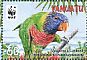 Coconut Lorikeet Trichoglossus haematodus  2011 WWF Sheet with 2 sets