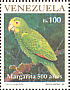 Yellow-shouldered Amazon Amazona barbadensis  1998 Margarita Island 10v sheet