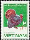 Wild Turkey Meleagris gallopavo  1986 Domestic fowl 8v set
